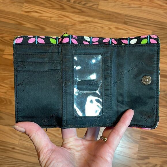 Vera Bradley Small Kisslock Wallet Va Va Bloom - Picture 5 of 7